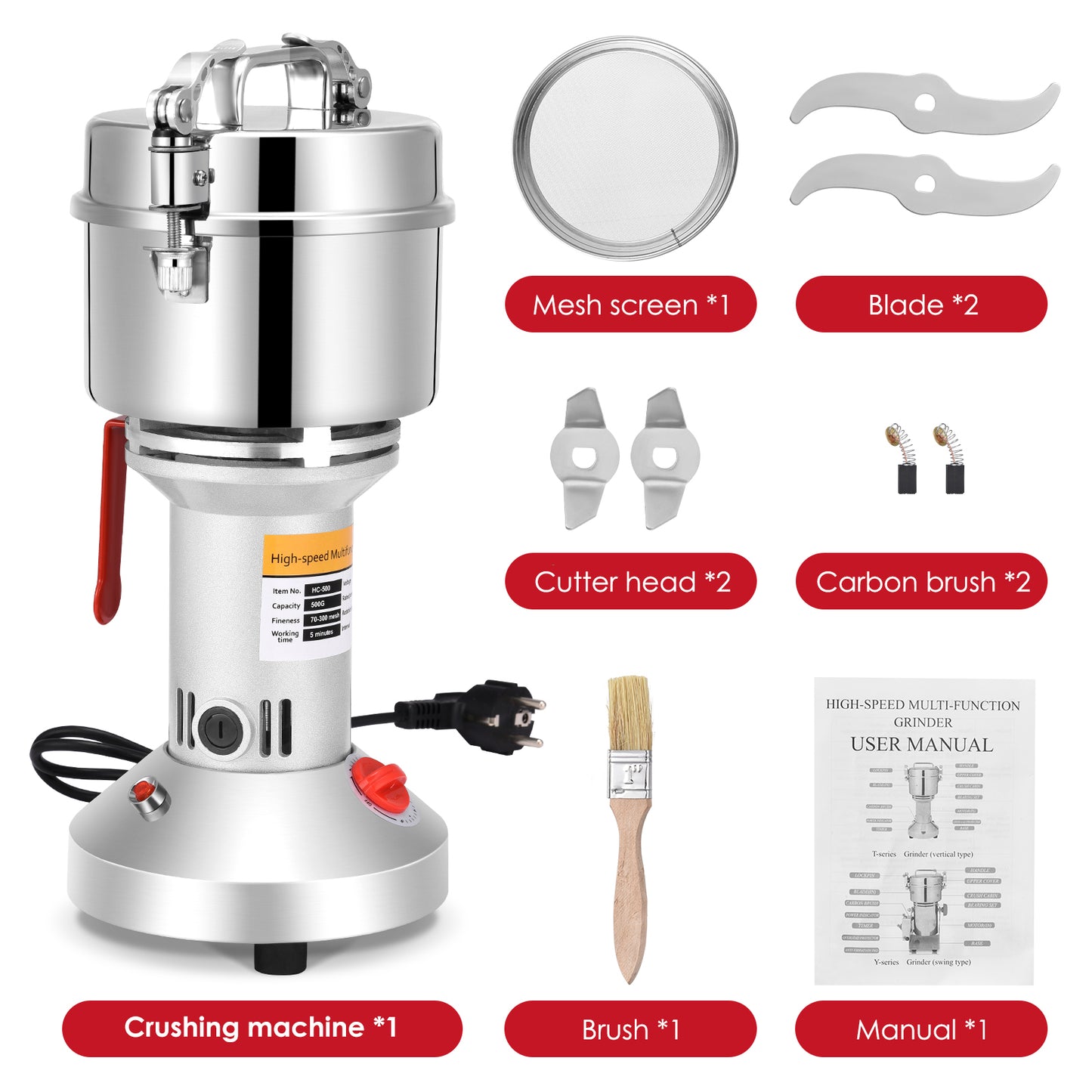 Electric Powder Machine Cereals Grinder