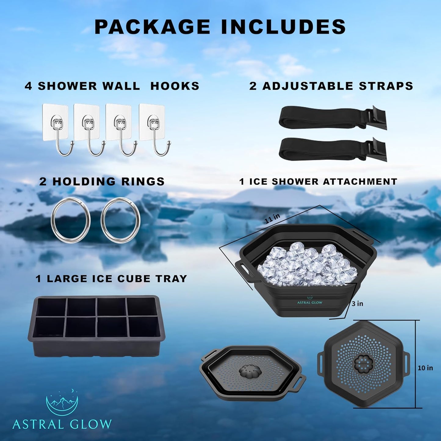 Portable Silicone Ice Bath Barrel