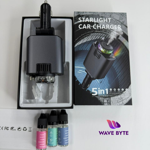 5 in 1 Starlight Car Charger