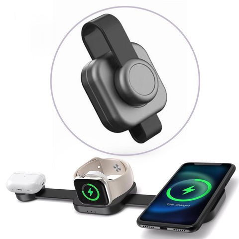 Foldable 3 in 1 Fast Magnetic Wireless Charger