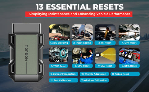 Topdon Topscan Pro Smart Diagnostic Tool, Bluetooth OBD2 Scanner