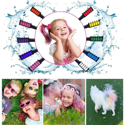 Hair Chalk Comb For Girls Kids