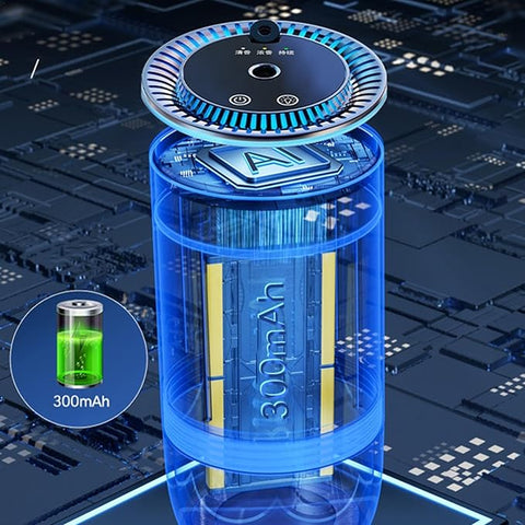 Car Fragrance Air Freshener With Oil Mini Diffuser