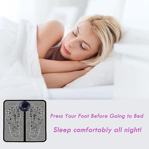 EMS Foot Massager Pad Portable Electric Muscle Stimulation
