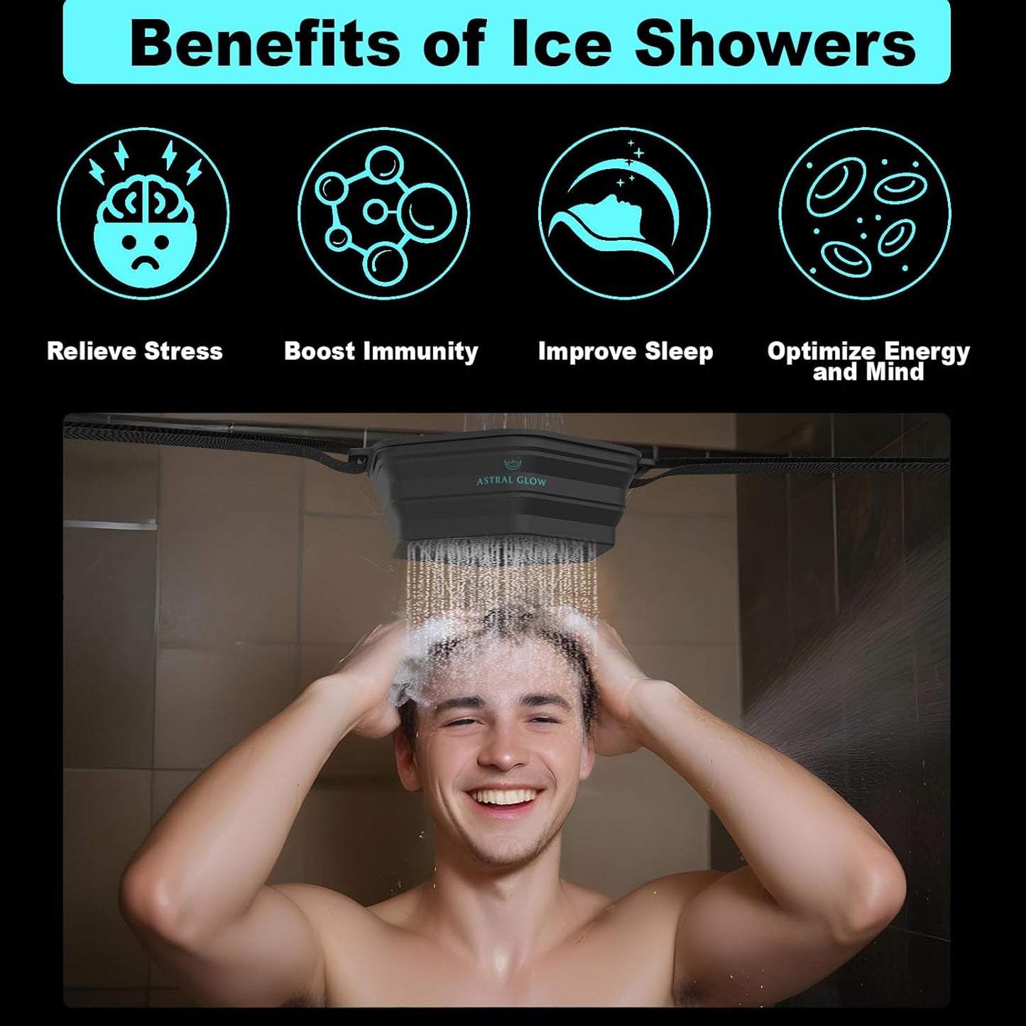 Portable Silicone Ice Bath Barrel