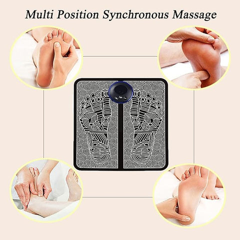 EMS Foot Massager Pad Portable Electric Muscle Stimulation