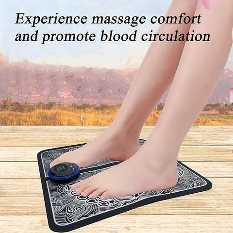 EMS Foot Massager Pad Portable Electric Muscle Stimulation