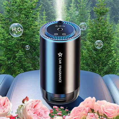 Car Fragrance Air Freshener With Oil Mini Diffuser