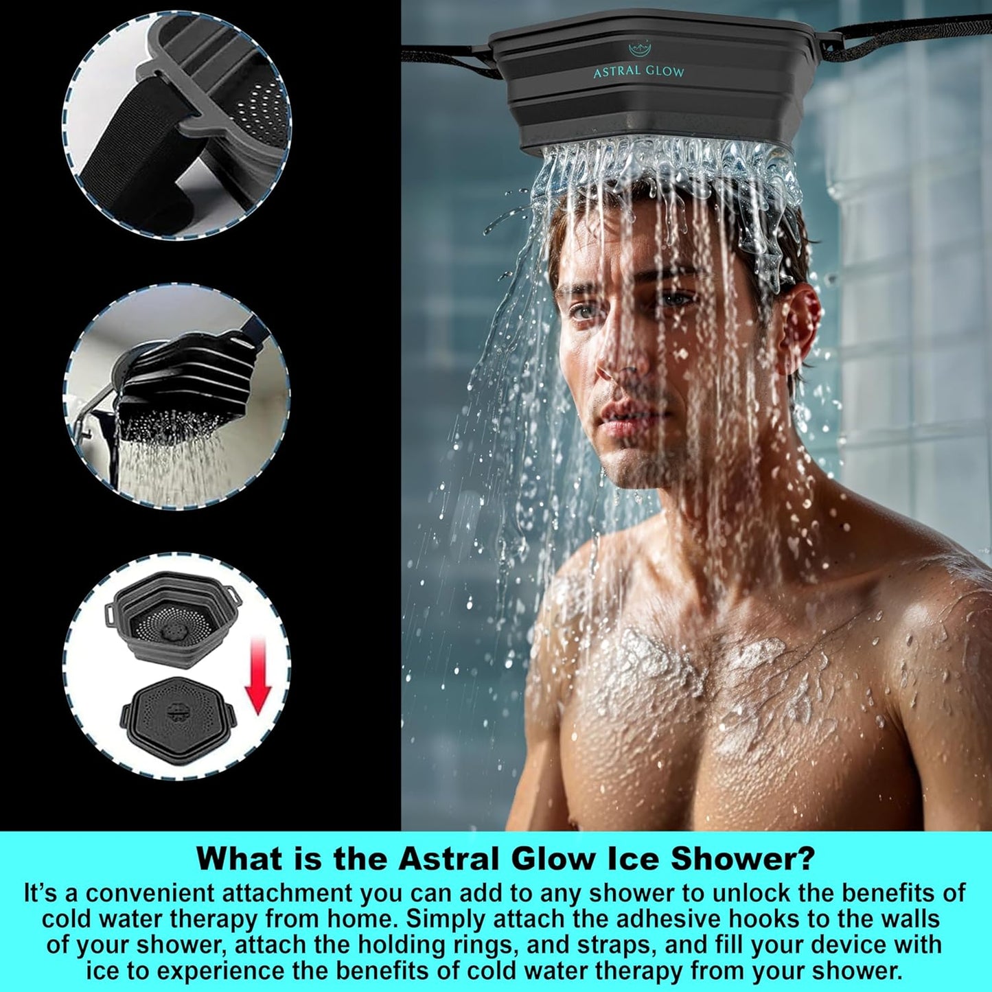 Portable Silicone Ice Bath Barrel