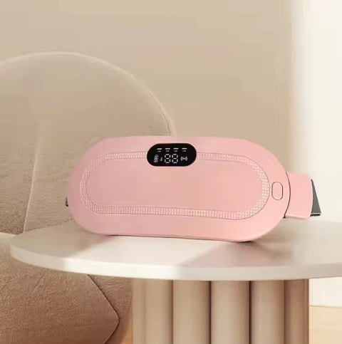 Electric Period Cramp Massager Vibrating Heating Belt