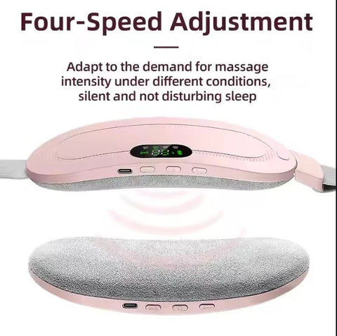 Electric Period Cramp Massager Vibrating Heating Belt