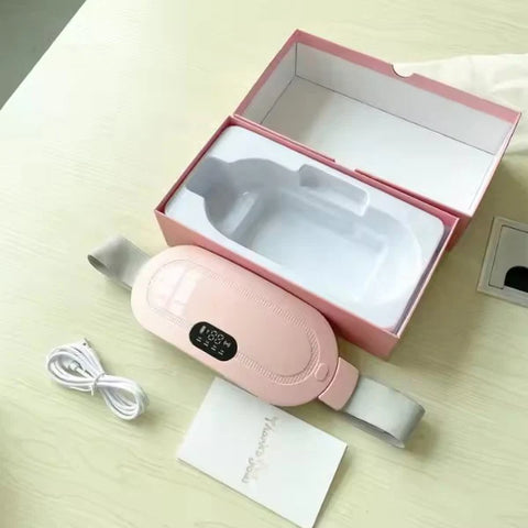 Electric Period Cramp Massager Vibrating Heating Belt