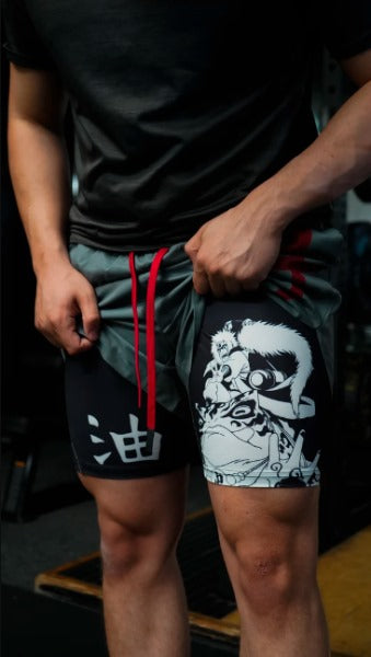 Anime Workout Standard Size Shorts
