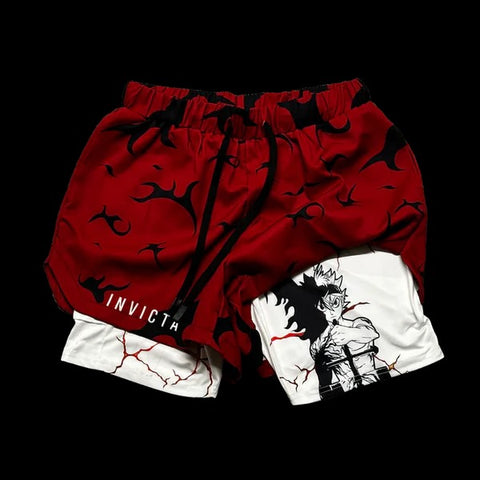Anime Workout Standard Size Shorts