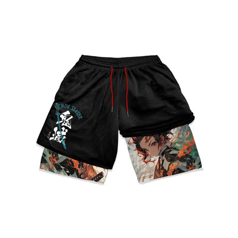 Anime Workout Standard Size Shorts