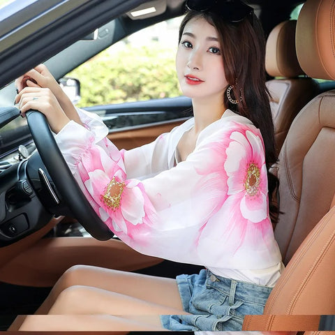 New Women Summer Sun Protection Beach Shawl
