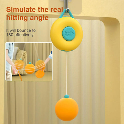 🎁 Indoor Hanging Table Tennis Trainer Portable Set 🏓