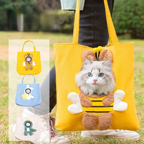 Bee Cat Carrier Bag