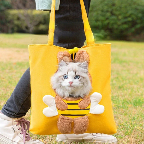 Bee Cat Carrier Bag