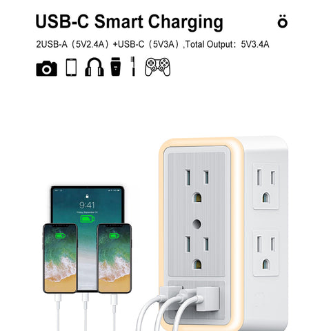 Multi Plug Outlet Surge Protector