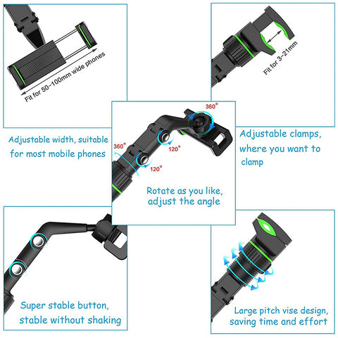 Multifunction Mobile Phone Holder for Car 360